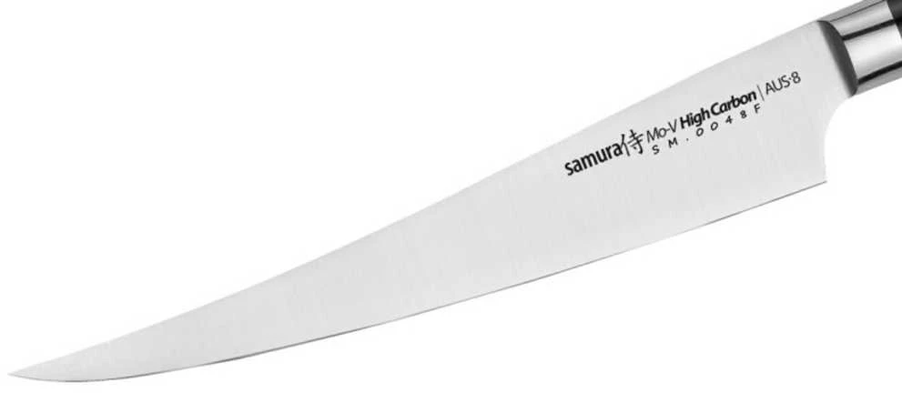 Samura MO-V Kitchen Perfect Fish filė peilis 240mm iš AUS 8 japoniško plieno 59 HRC
