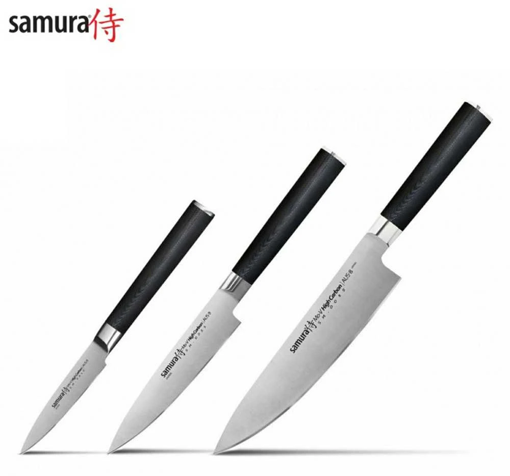 Samura virtuvinių peilių rinkinys SM-0220 (3vnt)