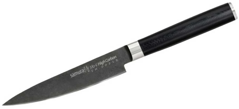 Samura MO-V Stonewash Set 3x universalūs peiliai (Chefs, Univesal, Paring) iš AUS 8 japoniško plieno 59 HRC