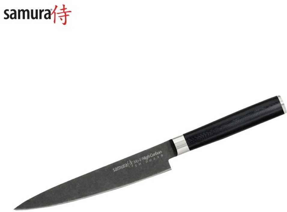 Samura MO-V Stonewash Univesal veidrodis 150 mm iš AUS 8 japoniško plieno 59 HRC