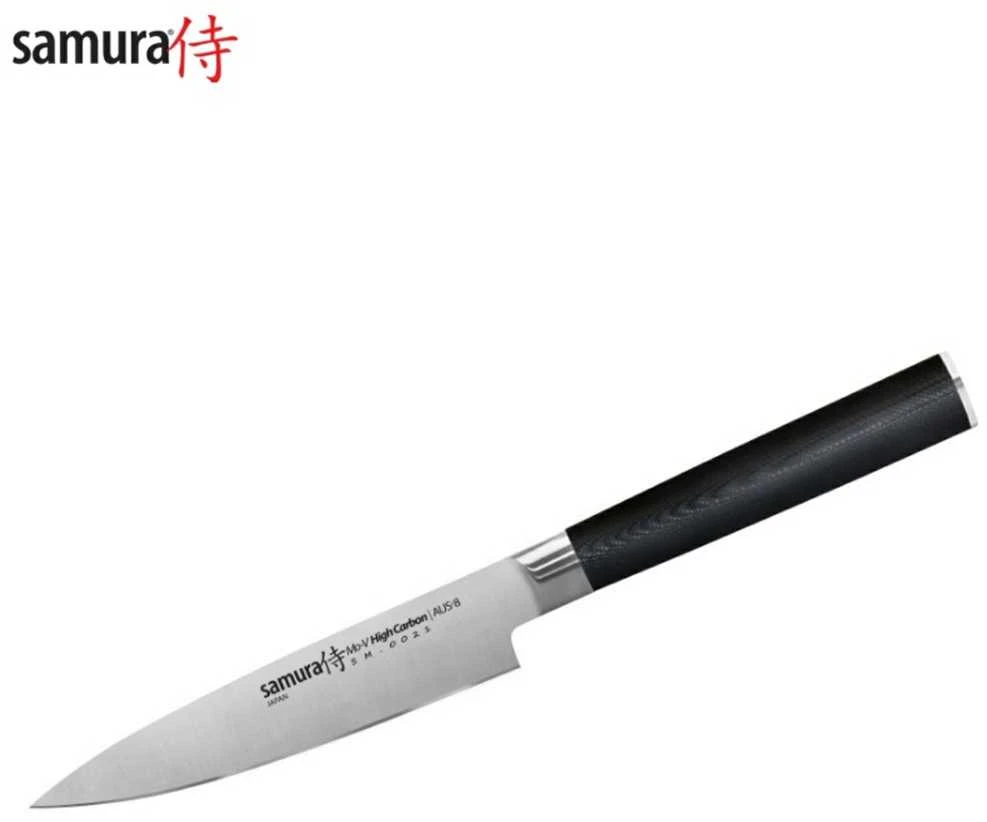 Samura MO-V universalus virtuvės peilis 5"/125 mm iš AUS 8 japoniško plieno 59 HRC