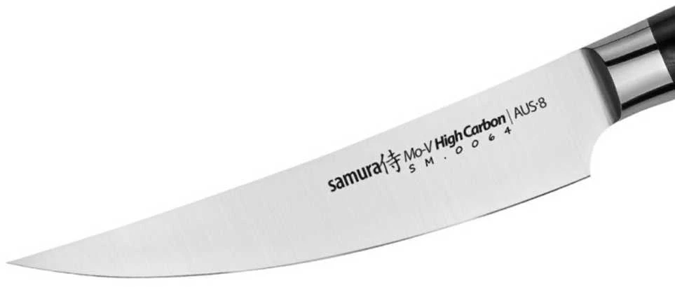 Samura MO-V Virtuvinis peilis Mažas Mėsininkas mėsai 155 mm iš AUS 8 Japoniškas plienas 59 HRC