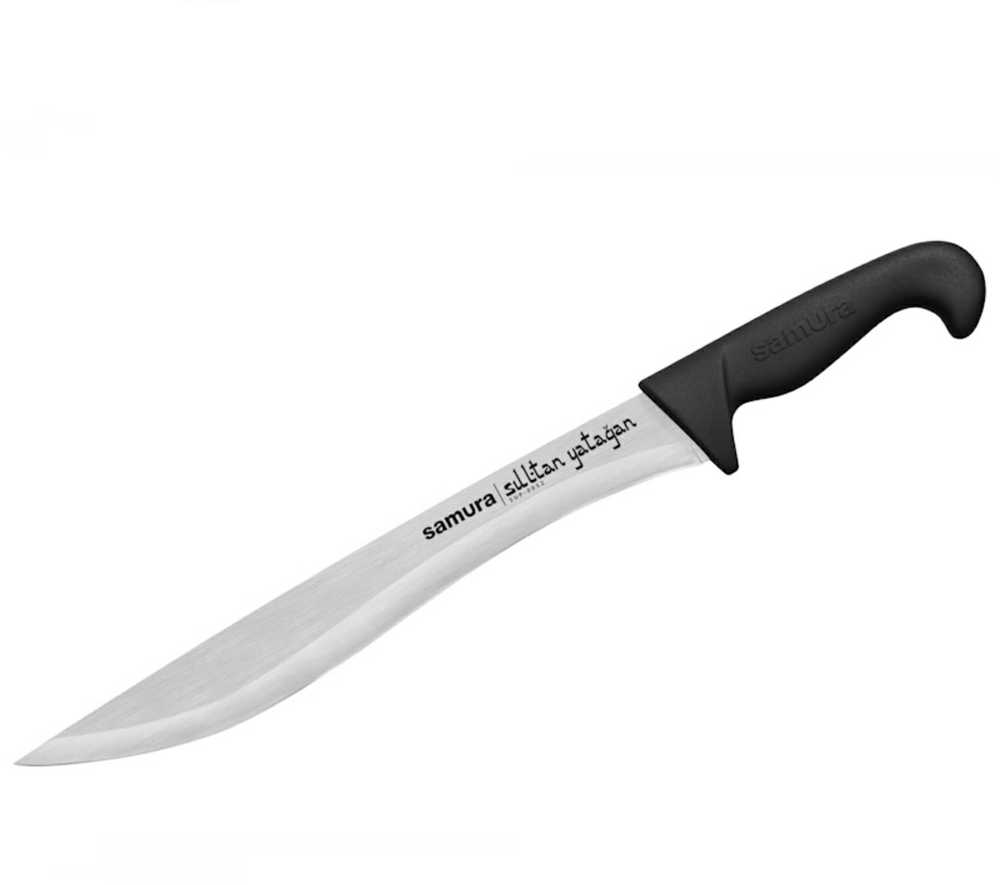 Samura SULTAN Pro Yatagan peilis with comfortable Juodas handle 301mm from AUS-8 Japan steel 59 HRC