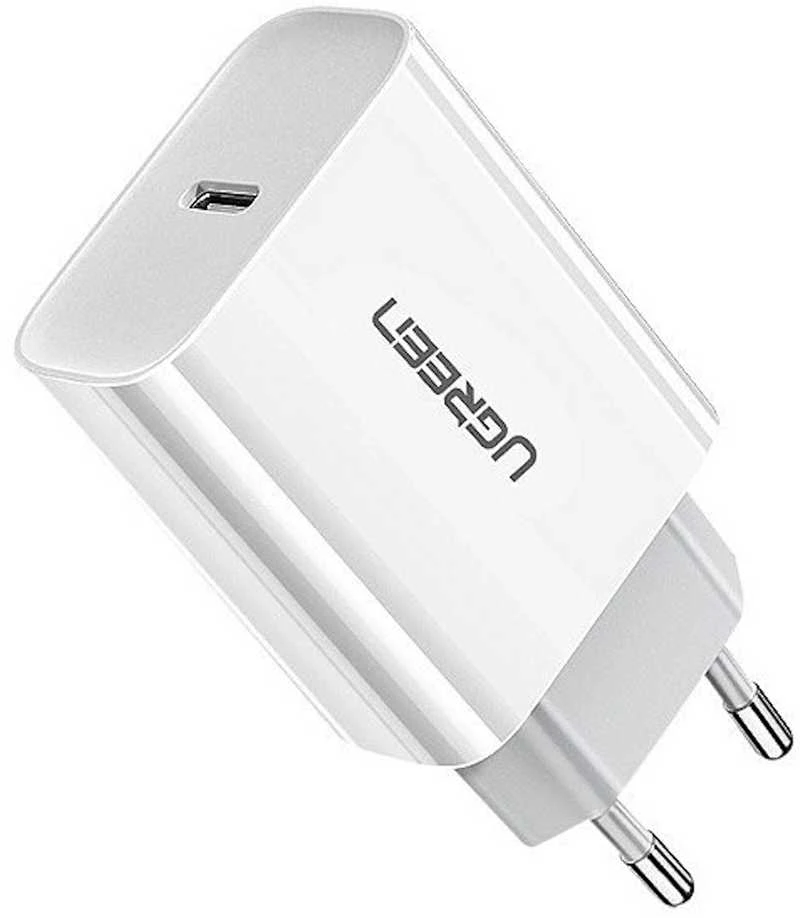 Ugreen USB Power Delivery 3.0 Quick Charge 4.0+ 20 W 3 A tinklo įkroviklis (baltas)