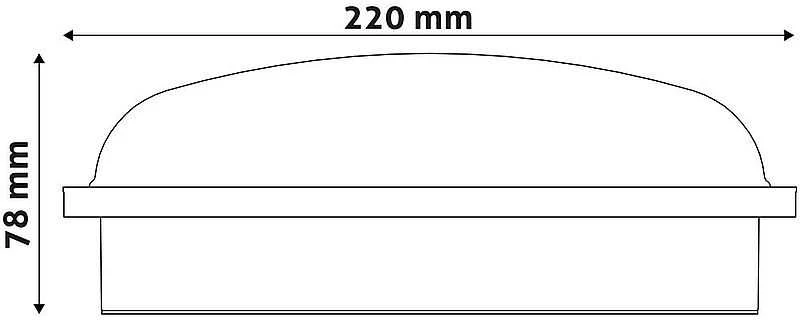 Avide lauko šviestuvas Triton-R 20W 4000K 1700lm IP65 Juodas
