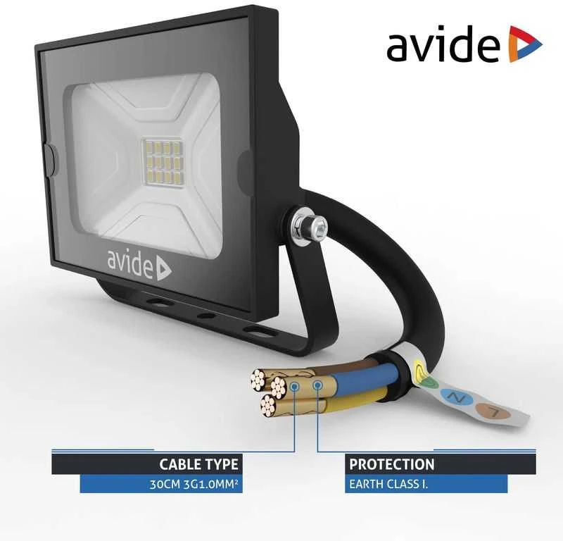 Avide LED lauko prožektorius 10W 800lm