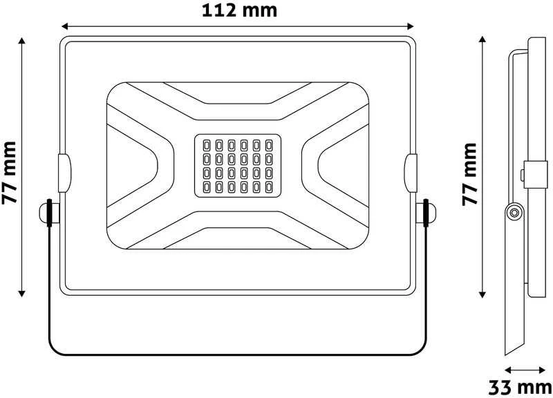 Avide LED lauko prožektorius 20W 1600lm