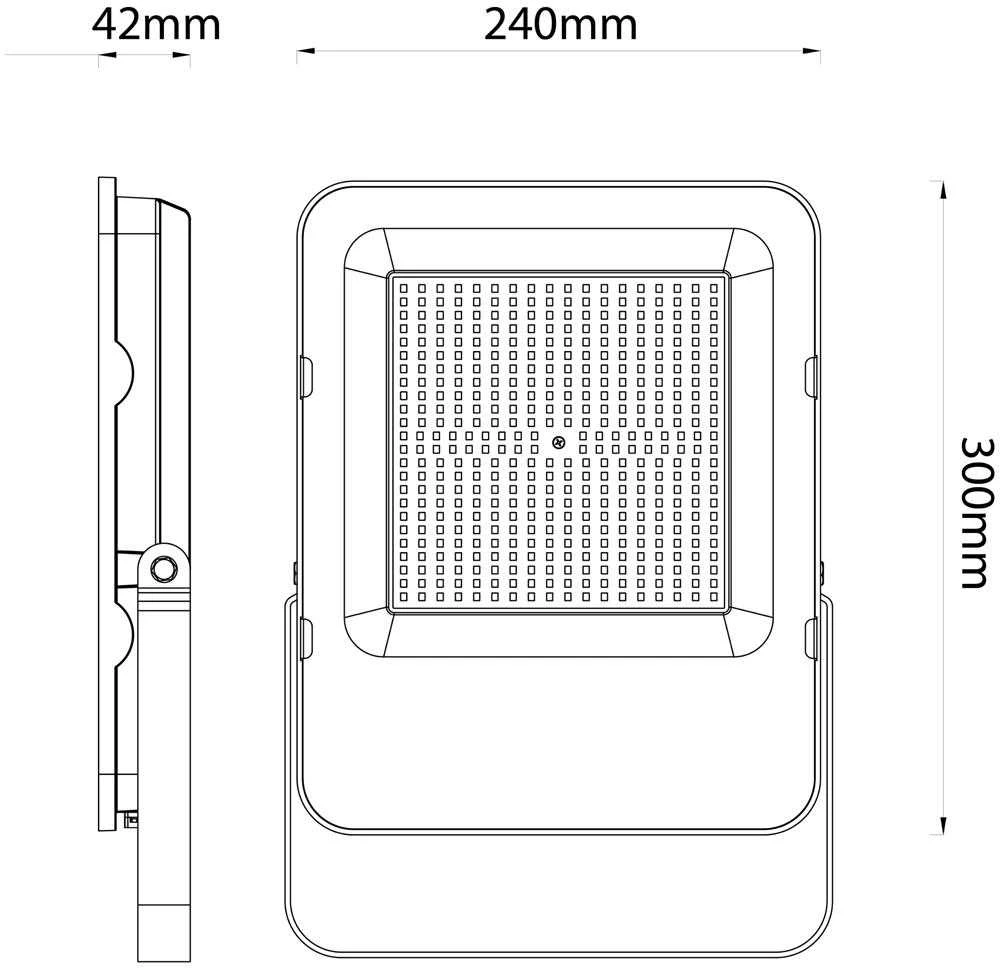 Avide LED lauko prožektorius Industrial 150W 24000lm