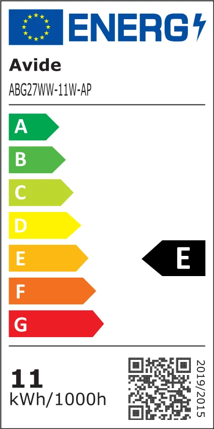 Avide LED lemputė 11W A60 E27 3000K