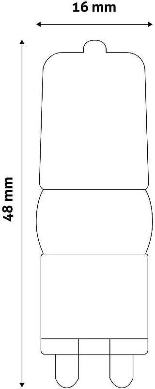 Avide LED lemputė 2.5W G9 4000K