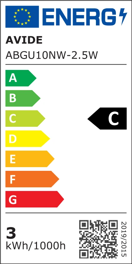 Avide LED lemputė 2.5W GU10 4000K 345lm