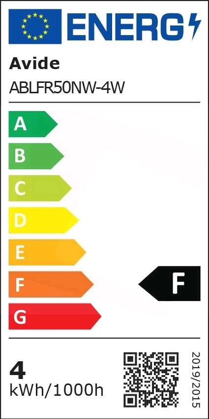 Avide LED lemputė 4W R50 E14 4000K 5vnt