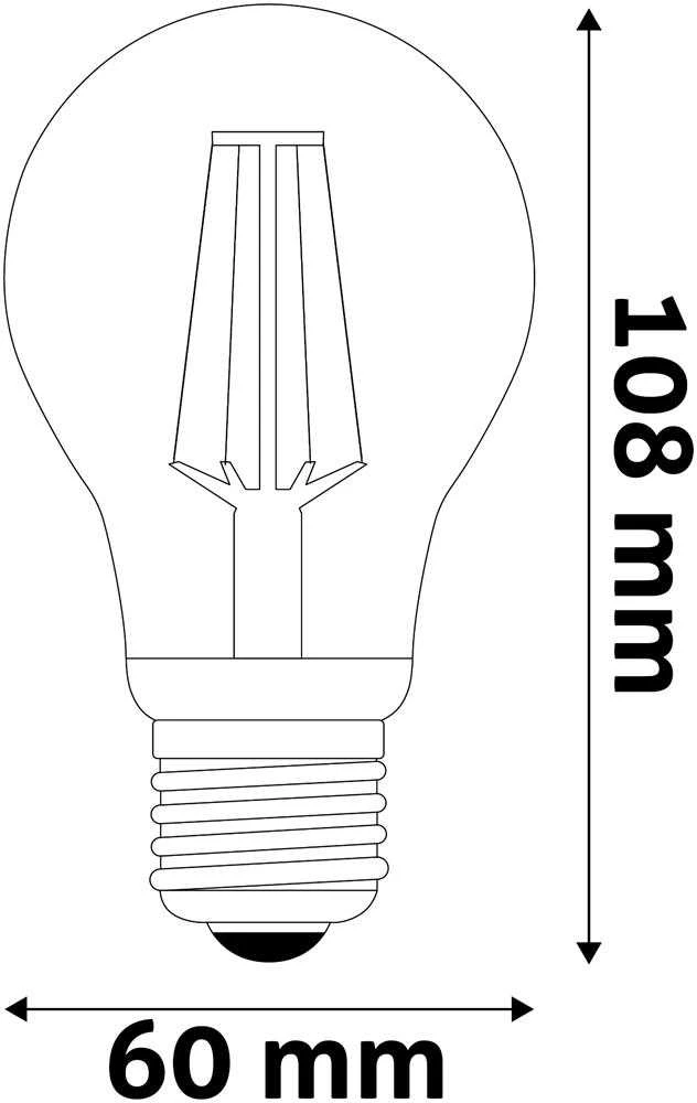 Avide LED lemputė 7W E27 Half Mirror