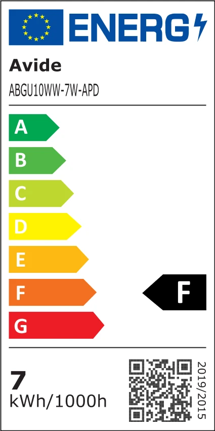 Avide LED lemputė 7W GU10 Dimmable 5 vnt