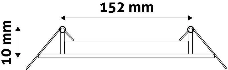 Avide LED Lubinis šviestuvas 12W 4000K Ø170mm apvalus
