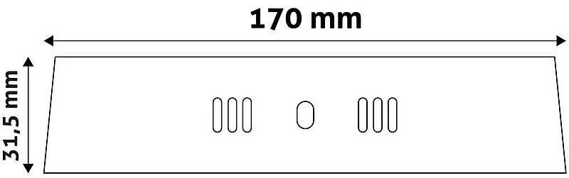 Avide LED Lubinis šviestuvas 12W 4000K Square ALU