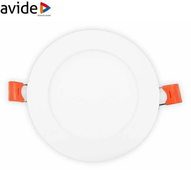 Avide LED lubinis šviestuvas 6W 3000K Ø120mm apvalus