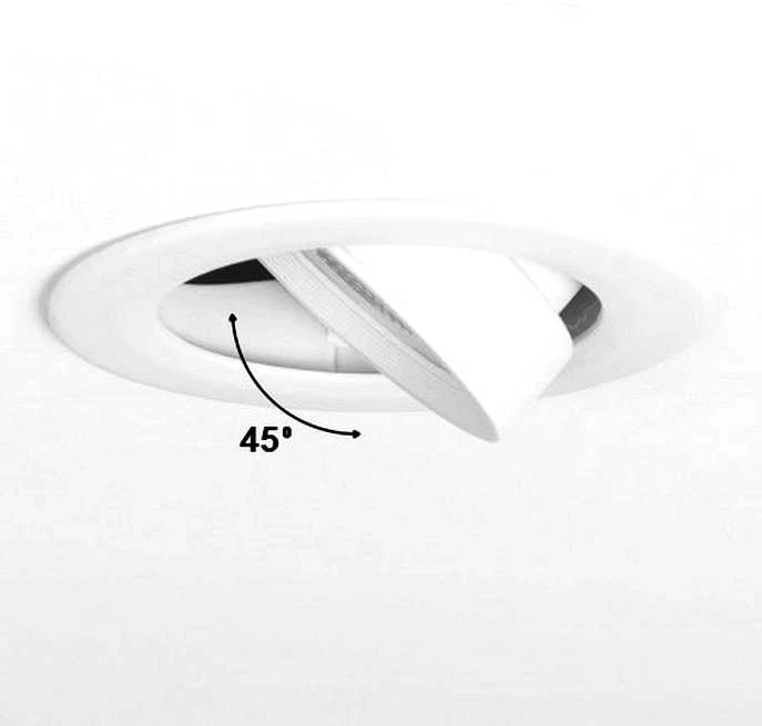 Avide LED Lubinis šviestuvas 7W 3000K Ø90mm, apvalus