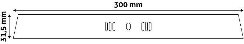 Avide LED Lubinis šviestuvas Alu 24W 4000K 2000lm