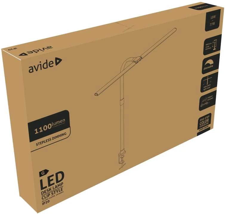 Avide LED stalinis šviestuvas 18W Double Head