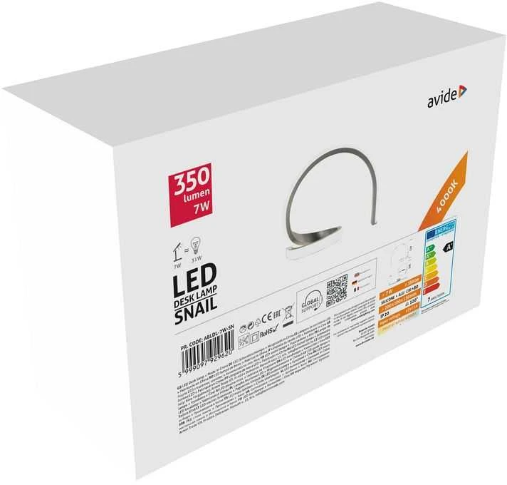 Avide LED stalinis šviestuvas Snail 7W Design