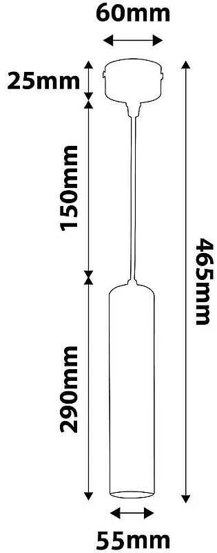 Avide pakabinamas lubinis šviestuvas Rope GU10 290mm