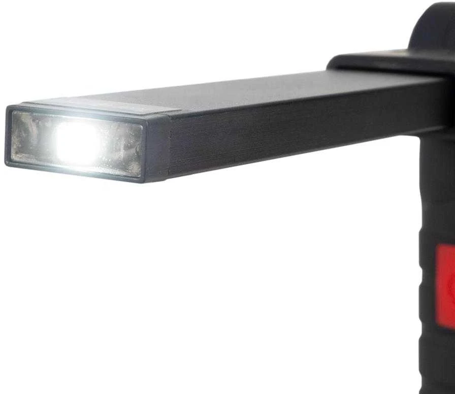 Entac įkraunamas žibintas 3W+1W 180° Worklight