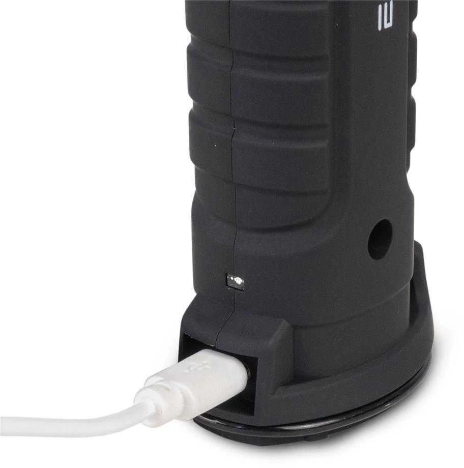 Entac įkraunamas žibintas 3W+1W 180° Worklight