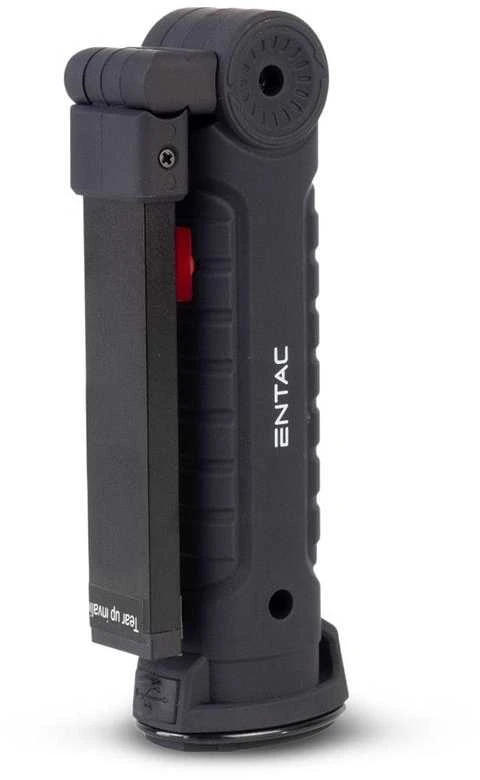 Entac įkraunamas žibintas 3W+1W 180° Worklight