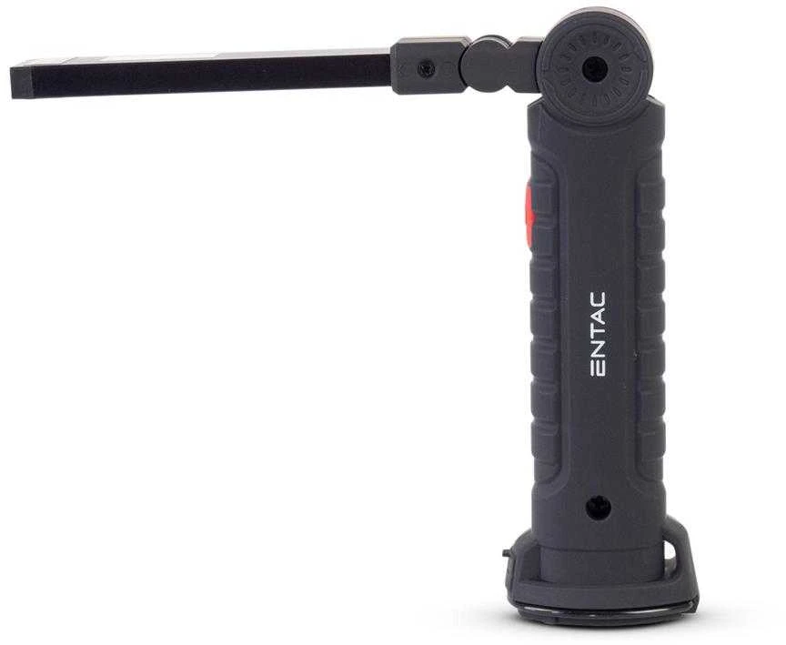 Entac įkraunamas žibintas 3W+1W 180° Worklight