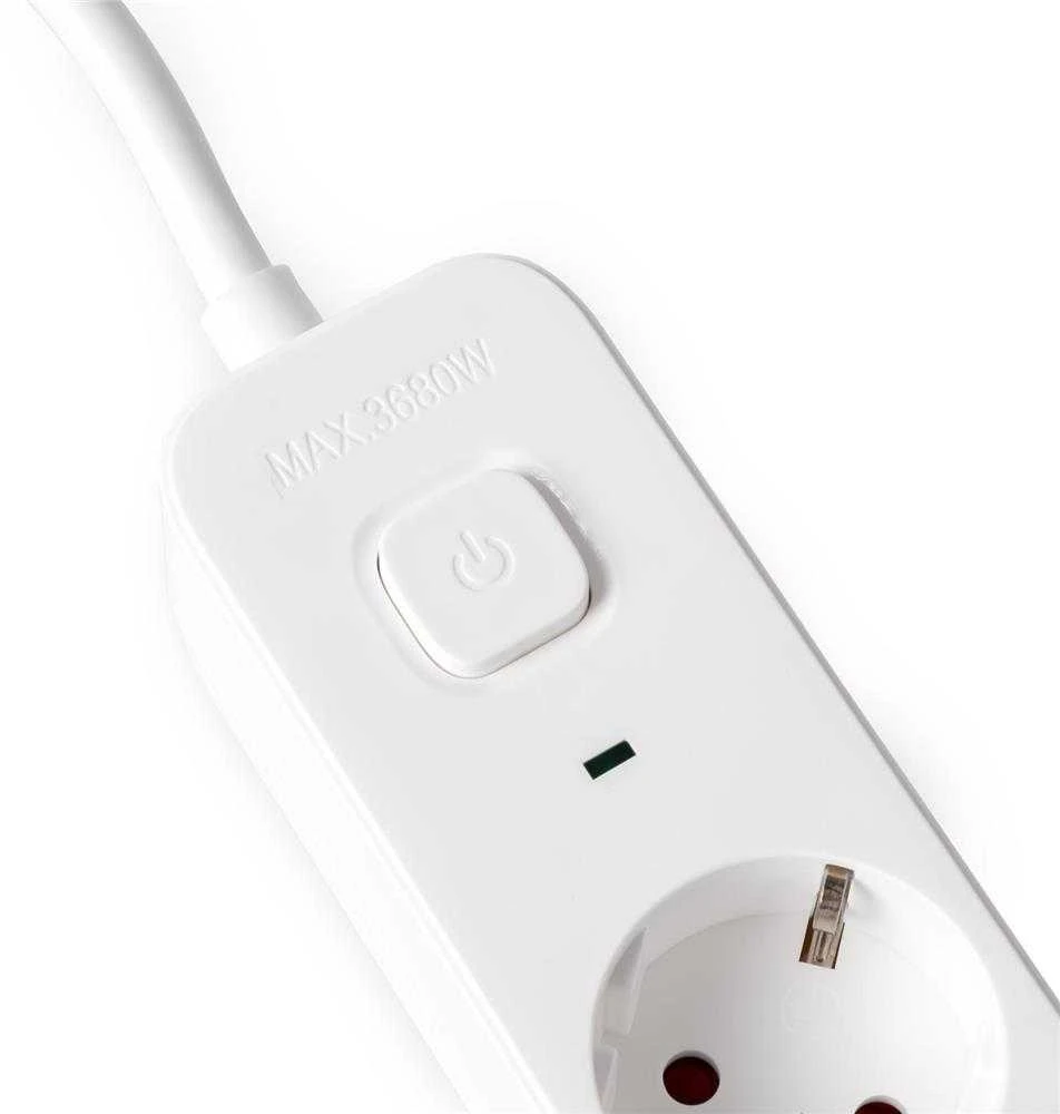 Entac Ilgiklis 3 lizdų 2USB-A + USB-C, 1.5 m