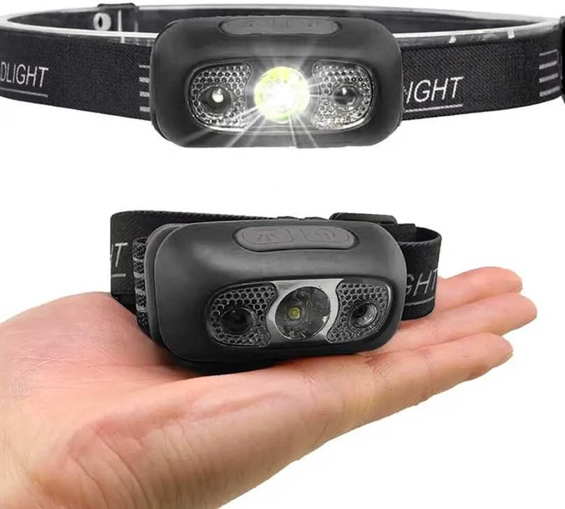 Entac pakraunamas žibintas ant galvos 5W Sensor