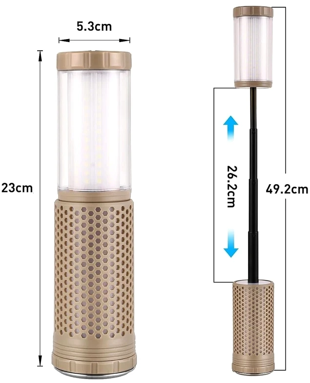 Įkraunamas žibintas Entac 5W Telescopic Campinglight
