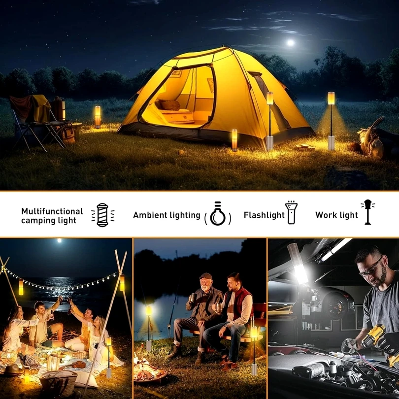 Įkraunamas žibintas Entac 5W Telescopic Campinglight