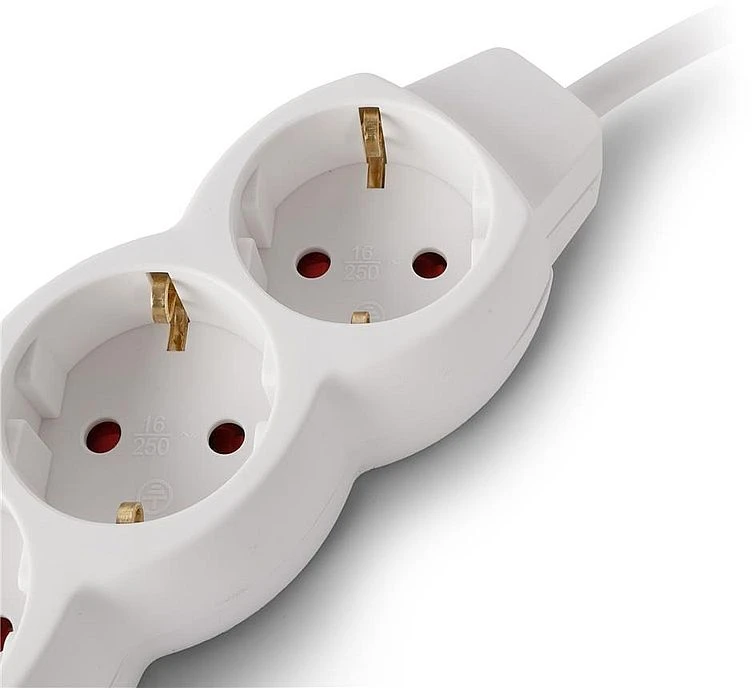 Ilgiklis Entac 3 lizdų 3G1.5 1.5m 3680W