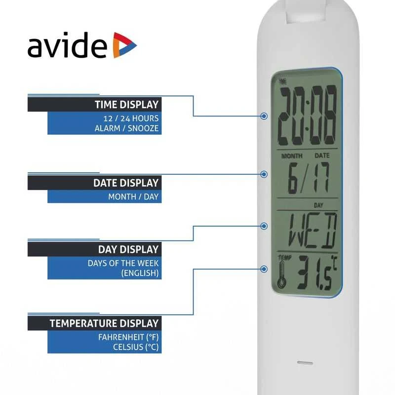 LED įkraunamas stalinis šviestuvas AVIDE Calendar 5W baltas