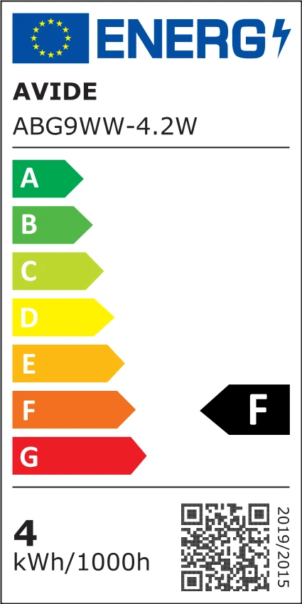 LED lemputė 4.2W G9 3K AVIDE 5vnt