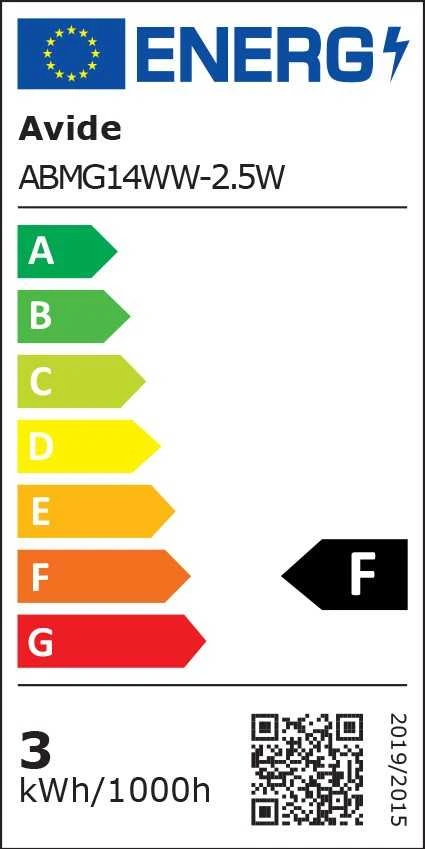 LED lemputė Avide 2.5W E14 3000K