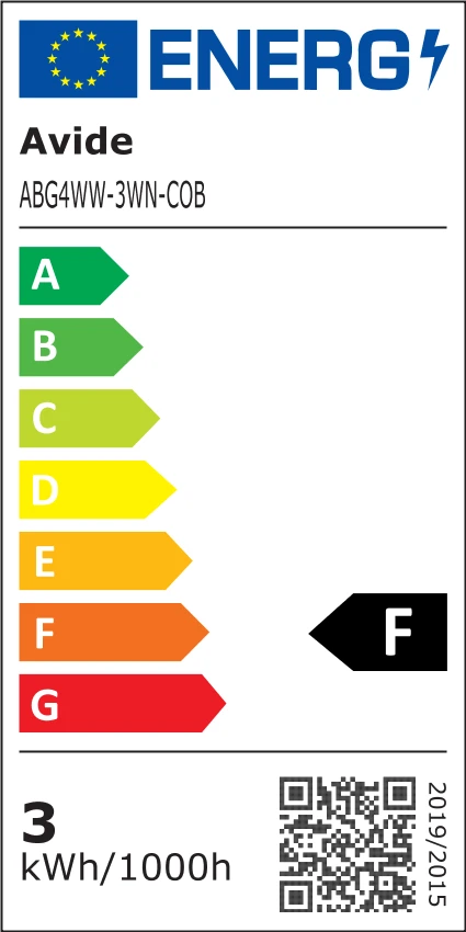 LED lemputė Avide 3W G4 12V 3000K 300lm
