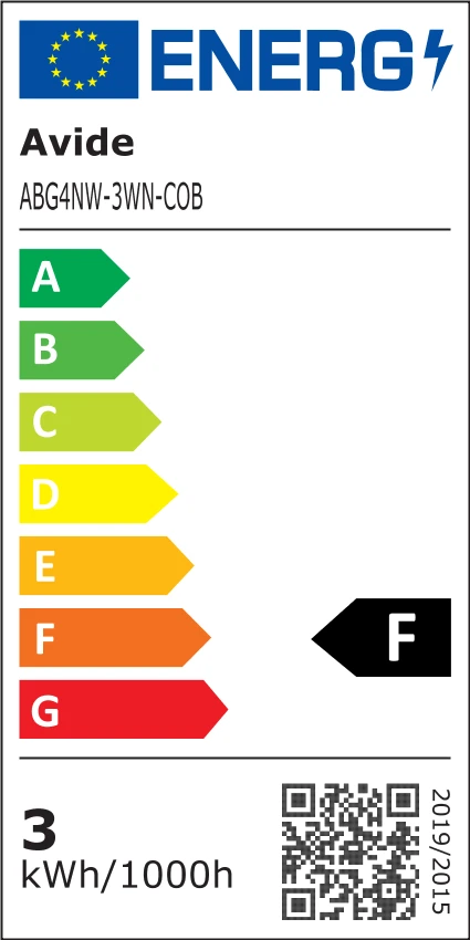 LED lemputė Avide 3W G4 12V 4000K 300lm 5vnt