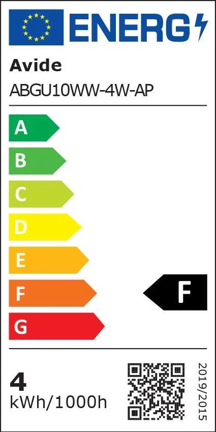 LED lemputė Avide 4W GU10 3000K 5vnt