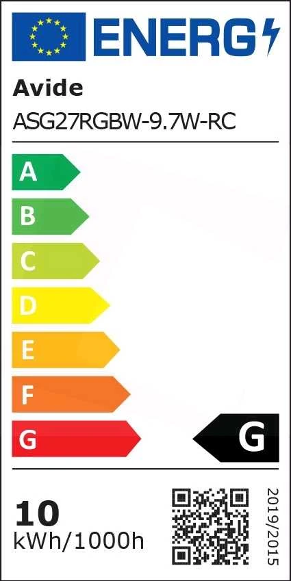 LED lemputė Avide RGB+W E27 9.7W 3vnt