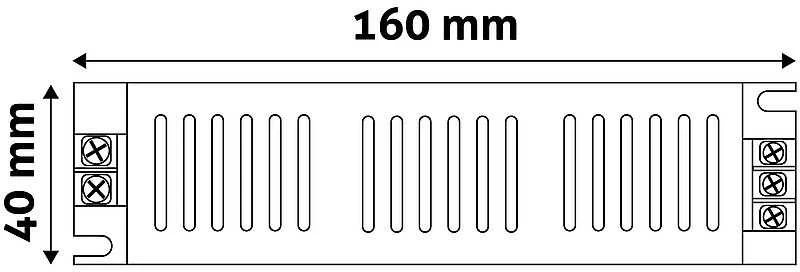 LED maitinimo šaltinis Avide 60W 12V IP20