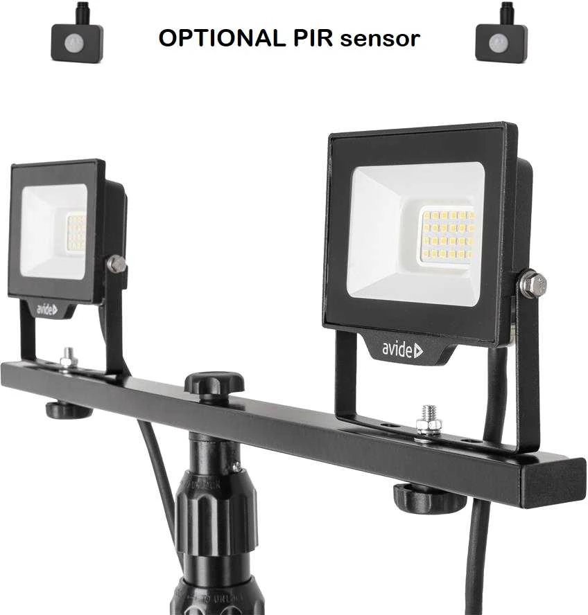 LED prožektorius Avide su trikoju 2x30W 6000lm