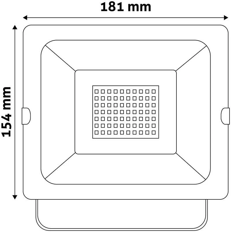 LED SMD prožektorius Avide Slim 1x30W