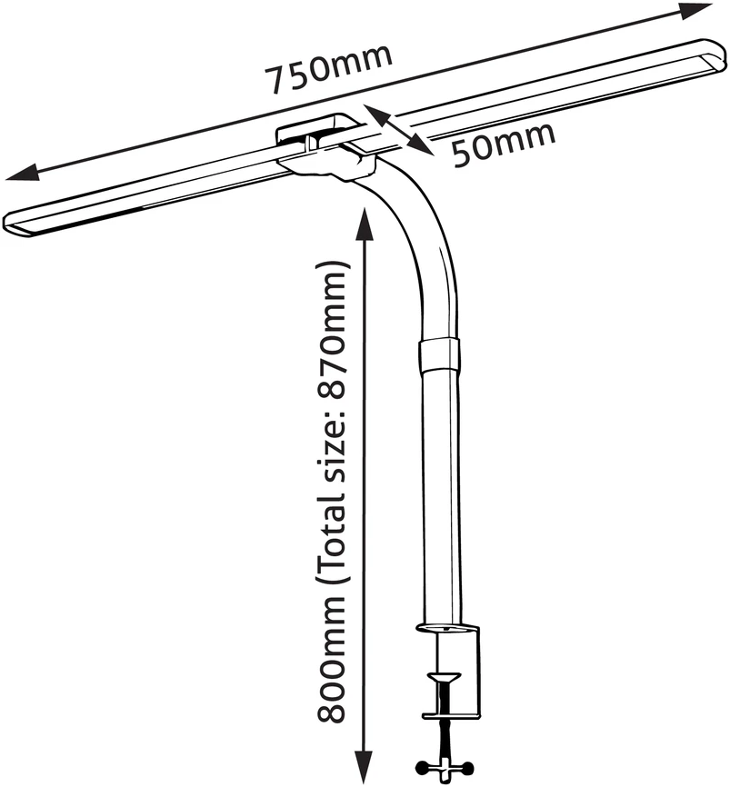 LED stalinis šviestuvas Avide 22W CCT su pulteliu