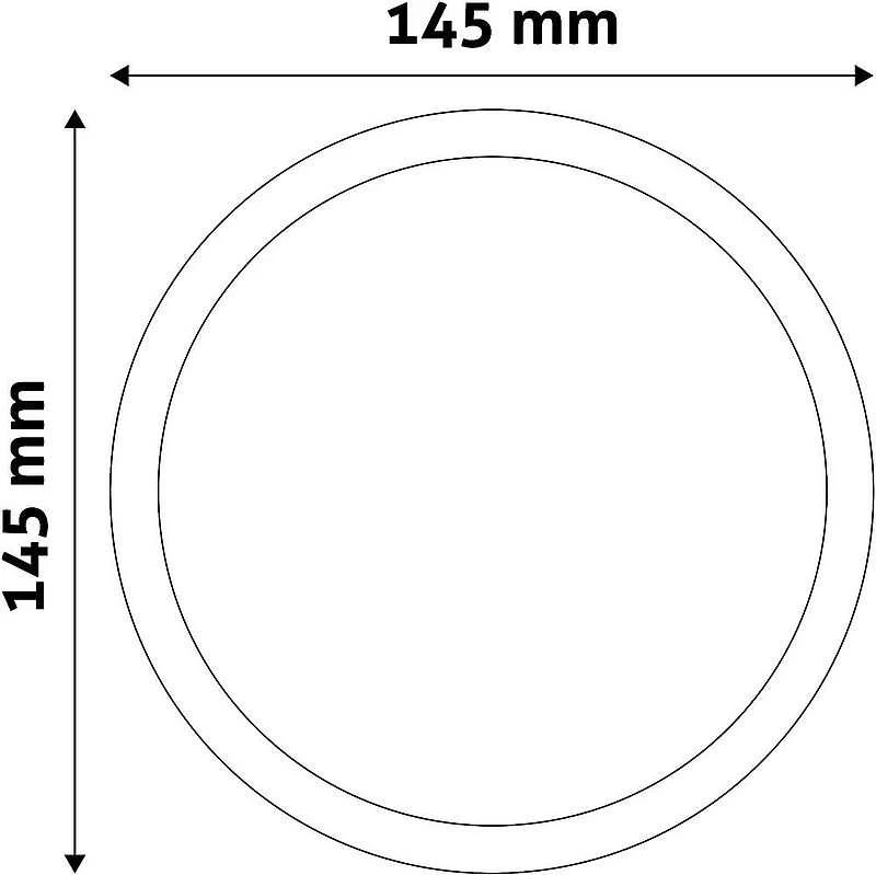 Lubinis šviestuvas Avide LED įmontuojamas šviestuvas 12W 4000K Ø145mm