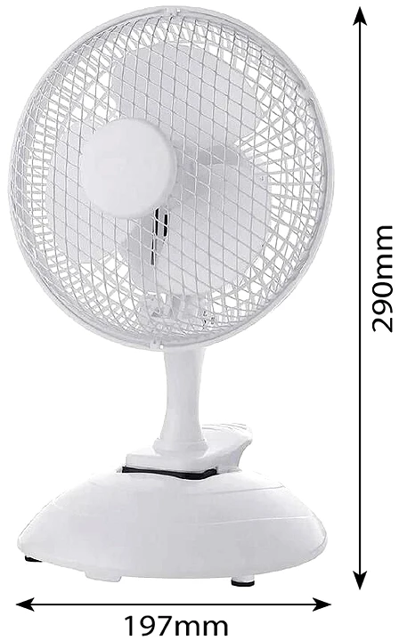 Stalinis ventiliatorius Entac Mini 17W su spaustuku