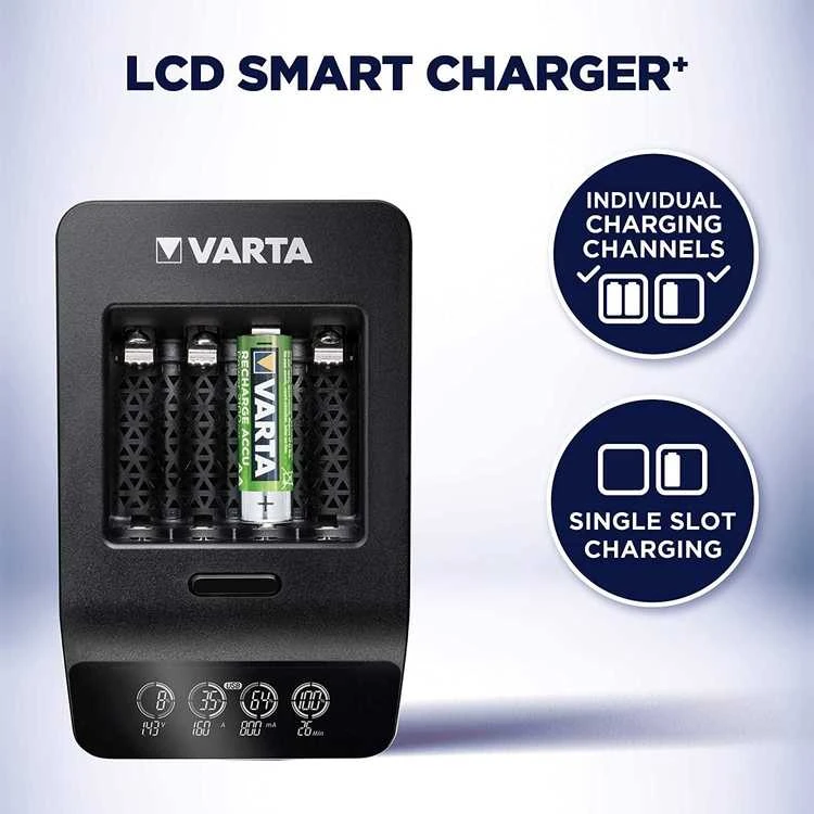 Varta Įkroviklis LCD Smart 4xAA 2100mAh 576841