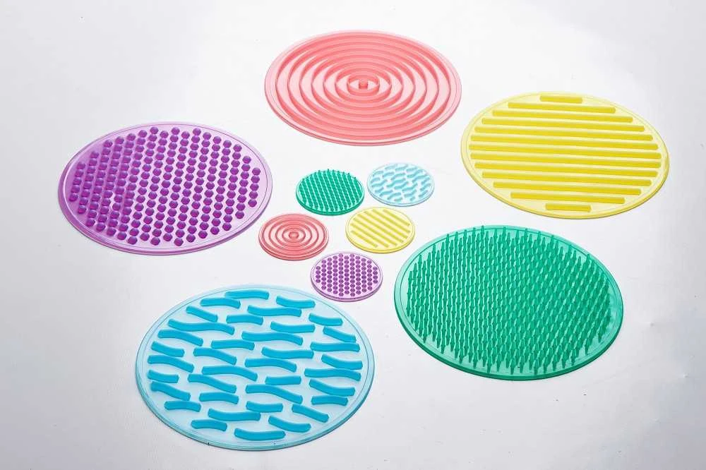 TICKIT SILISHAPES sensorinių apskritimų rinkinys, 10 vnt.